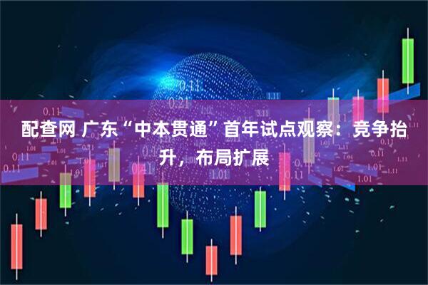 配查网 广东“中本贯通”首年试点观察：竞争抬升，布局扩展